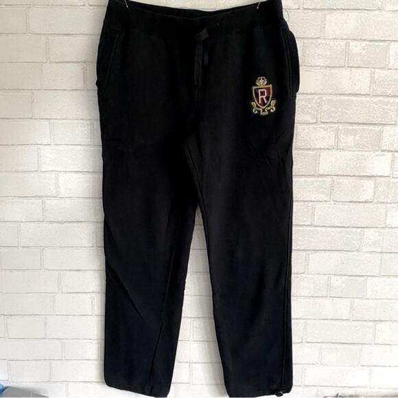USA Rugby 1907 Division One Varsity Black Mens Athletic Jogger Size MED EUC - Picture 3 of 12